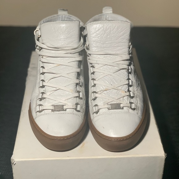 Balenciaga High Sneakers Extra Blanc - Picture 2 of 3